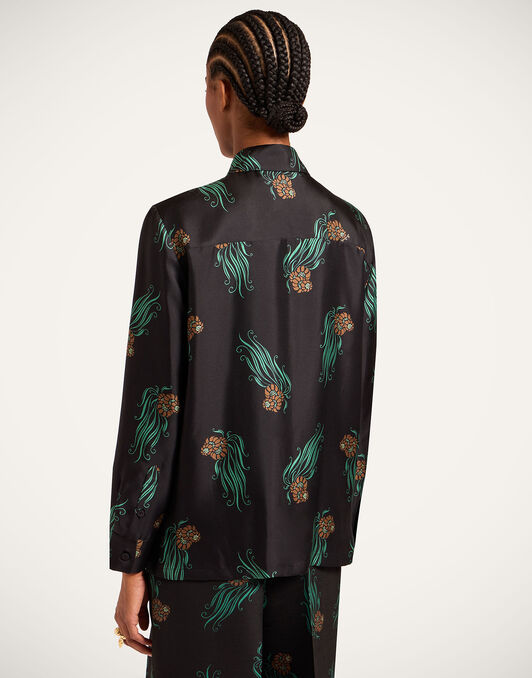 Boy Shirt La DoubleJ: Lemuria Black Boy Shirt La DoubleJ: Lemuria Black SHI0001SIL001