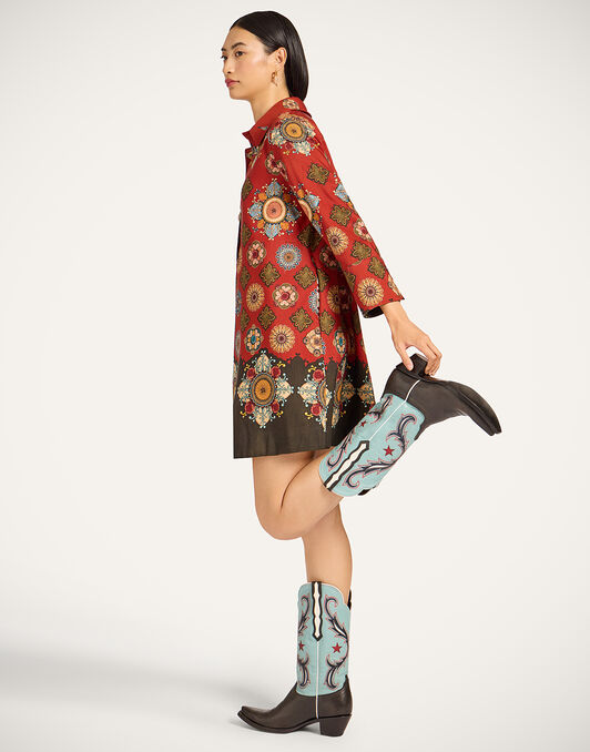 Short Artemis Dress La DoubleJ: Nucleus Placée Rust Short Artemis Dress La DoubleJ: Nucleus Placée Rust DRE0180CAD001