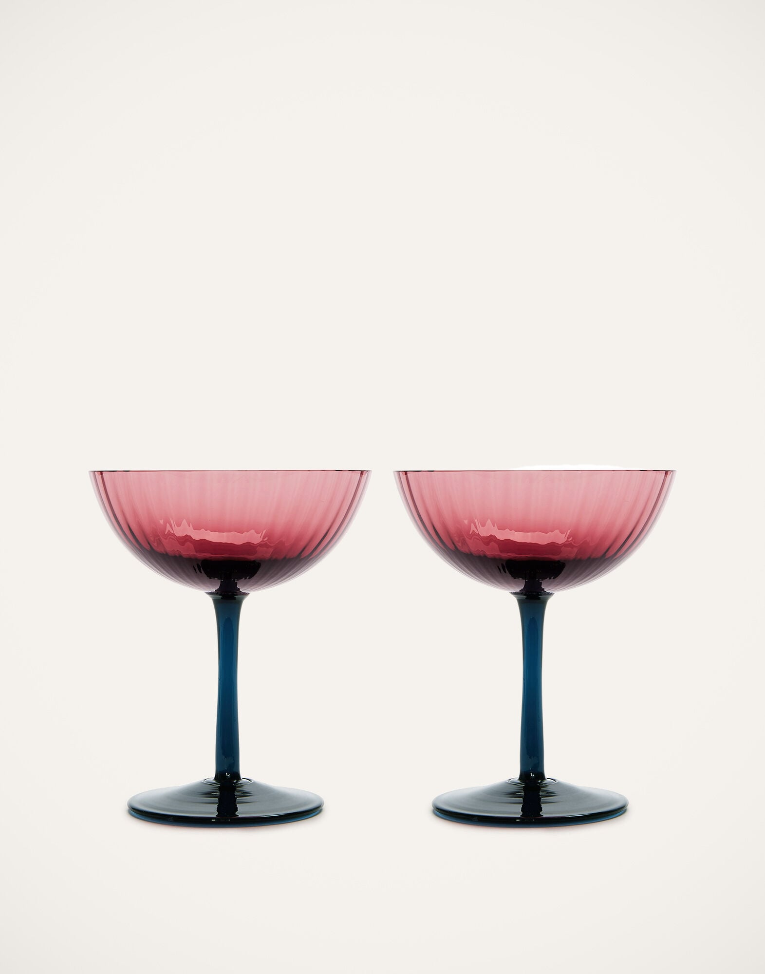 Champagne Coupe Set of 2 La DoubleJ: Viola Champagne Coupe Set of 2 La DoubleJ: Viola GLA0012MUR001