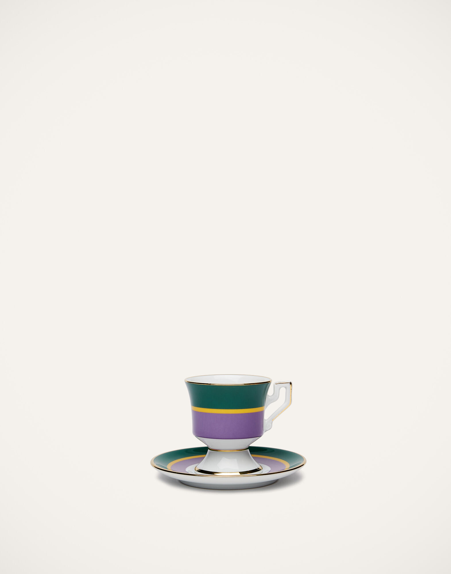 Espresso Cup & Saucer Set of 4 La DoubleJ: Rainbow Mix DIS0042CER001