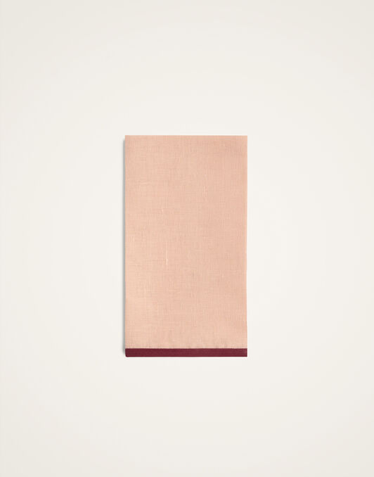 Large Napkins Set of 2 La DoubleJ: Rainbow Light Pink Large Napkins Set of 2 La DoubleJ: Rainbow Light Pink NAP0010LIN017