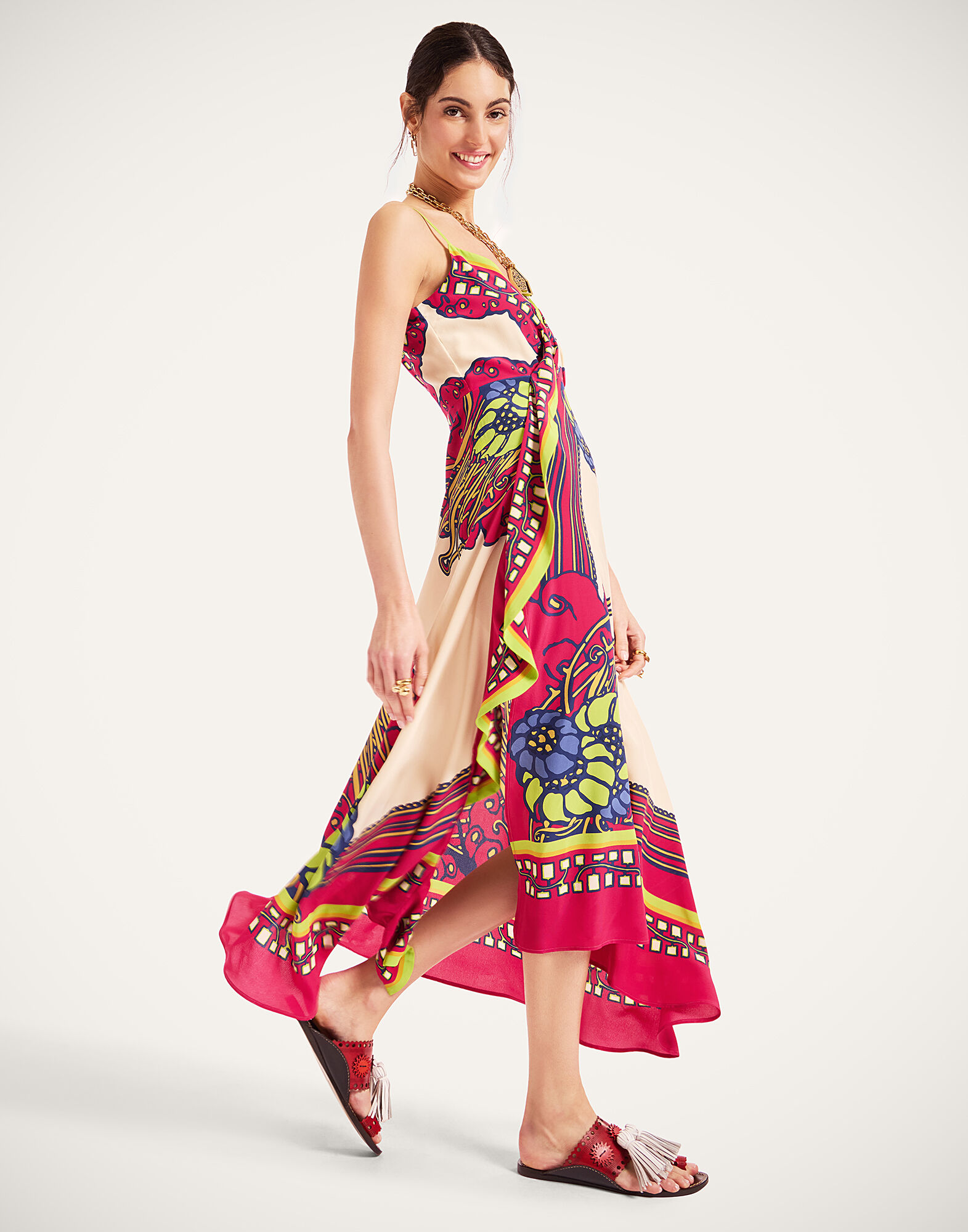 Turn Around Dress La DoubleJ: Lemuria Placée Pink Turn Around Dress La DoubleJ: Lemuria Placée Pink DRE0905CRE002
