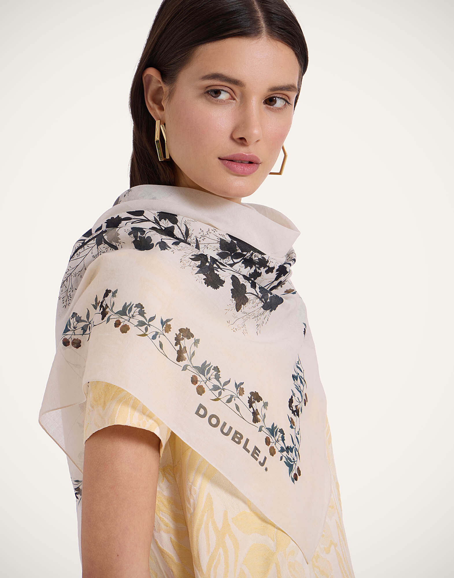 Pareo La DoubleJ: Stilo Placée Ivory SCA0020COT021