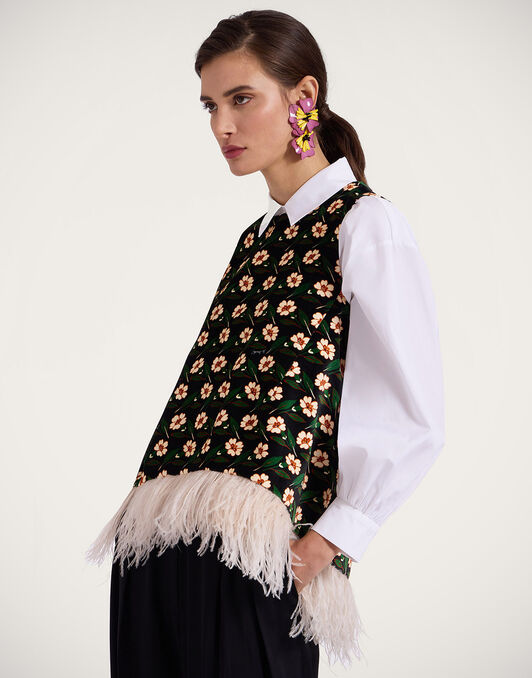 La Scala Top La DoubleJ: Mayfair Black TOP0013VEL001