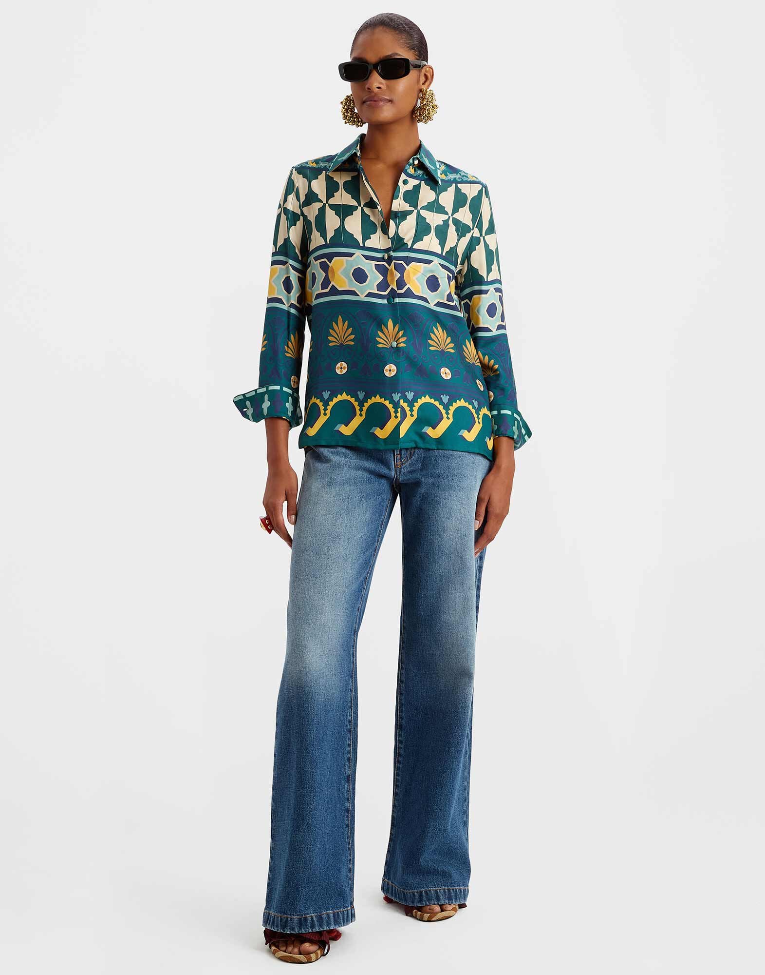 Boy Shirt La DoubleJ: Casareale Placèe Emerald SHI0040SIL006