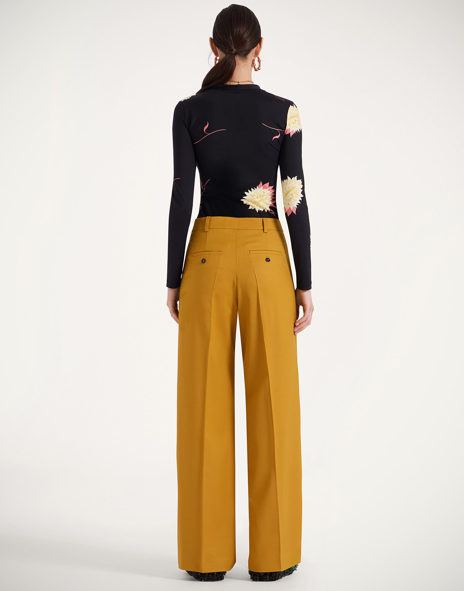 Loose Pants La DoubleJ: Solid Dark Yellow Loose Pants La DoubleJ: Solid Dark Yellow TRO0135WOL023