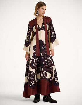 Magnifico Dress La DoubleJ: Corsini Placée Cream DRE0232SIL006