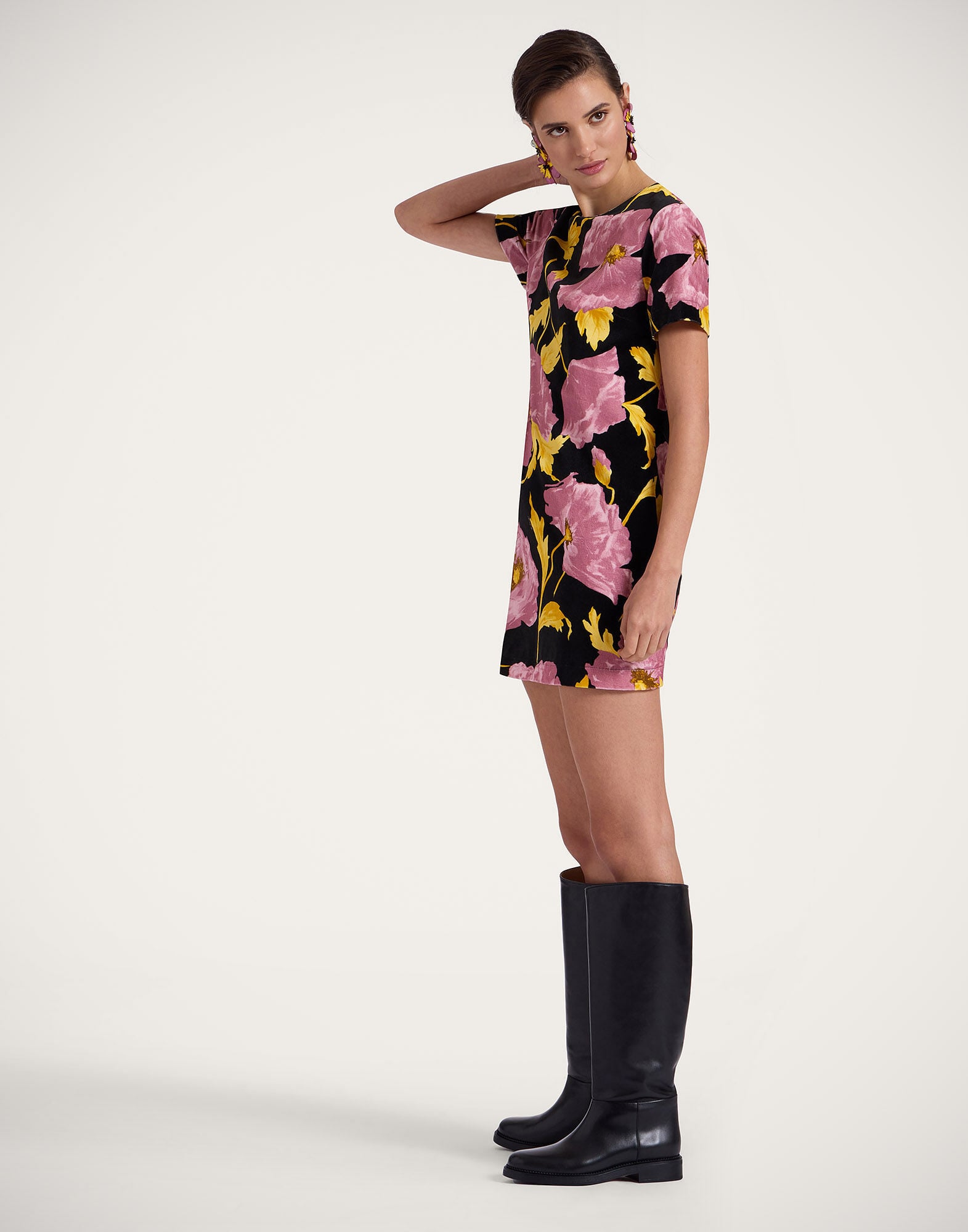 Mini Swing Dress La DoubleJ: Sylph Black Mini Swing Dress La DoubleJ: Sylph Black DRE0658VEL001