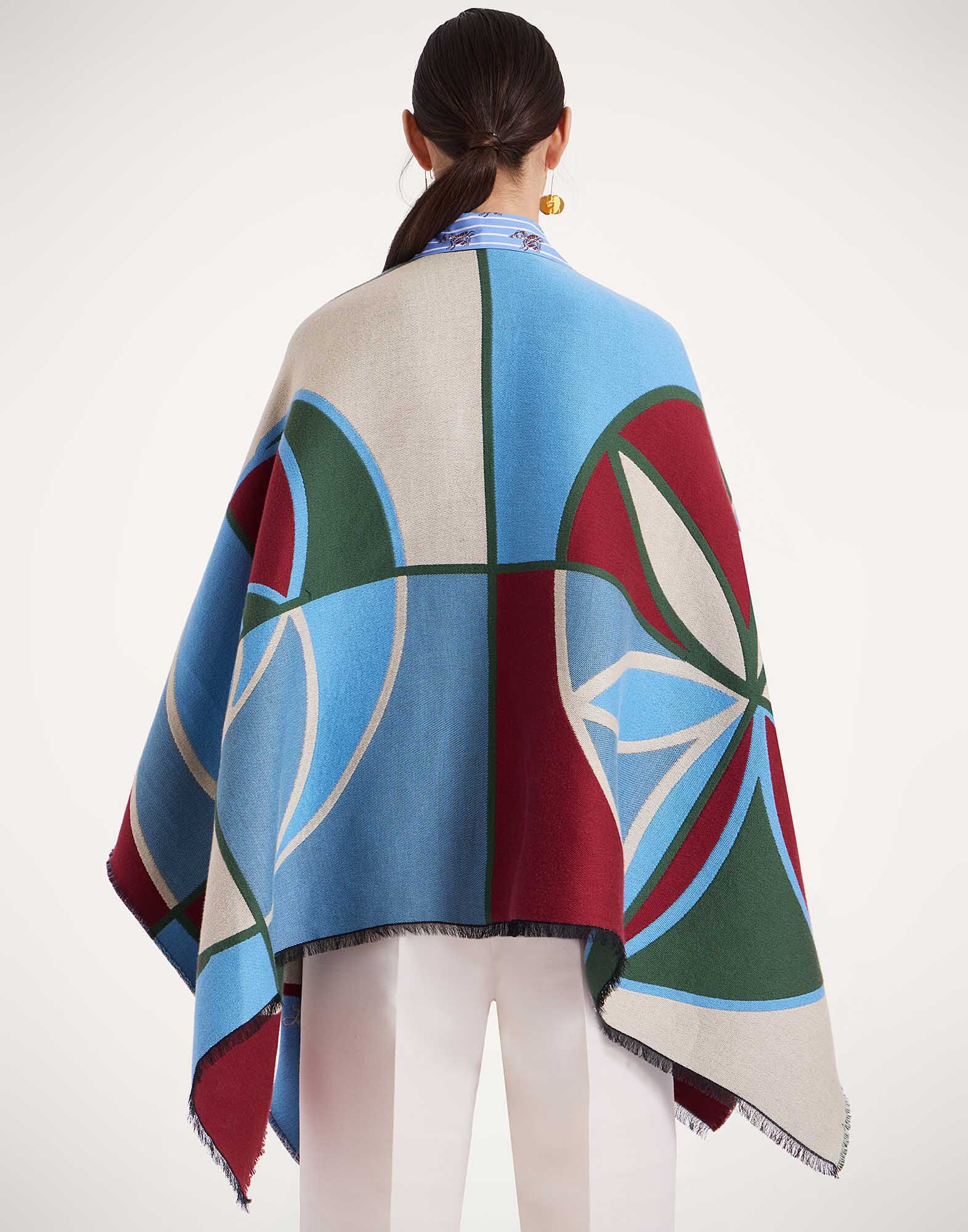 Poncho La DoubleJ: Eclipse Placée Multicolor SCA0064WOL028