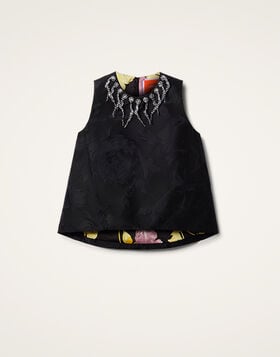 La Scala Top La DoubleJ: Sylph Black TOP0144JCQ096
