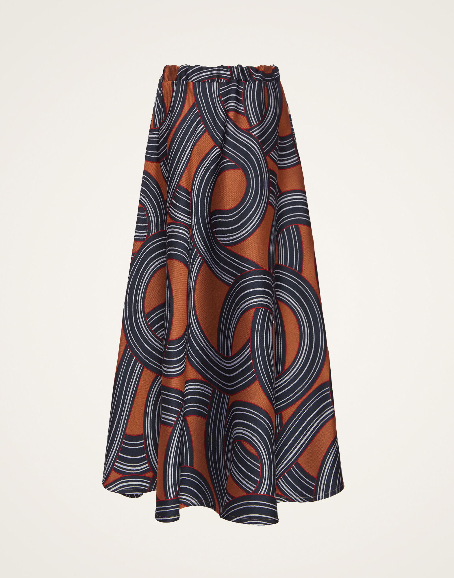 Drawstring Skirt La DoubleJ: Montecarlo Blue SKI0098JCQ097