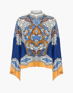 Make An Exit Top La DoubleJ: Portal Placée Light Blue TOP0117SIL006