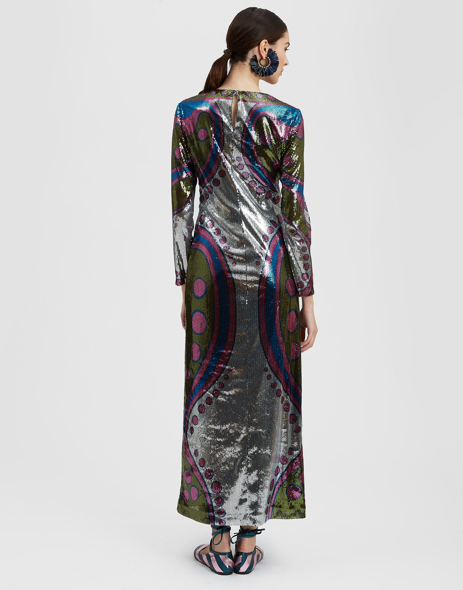 Supreme Swing Dress La DoubleJ: Spritz Placée Silver Supreme Swing Dress La DoubleJ: Spritz Placée Silver DRE0445PAI004