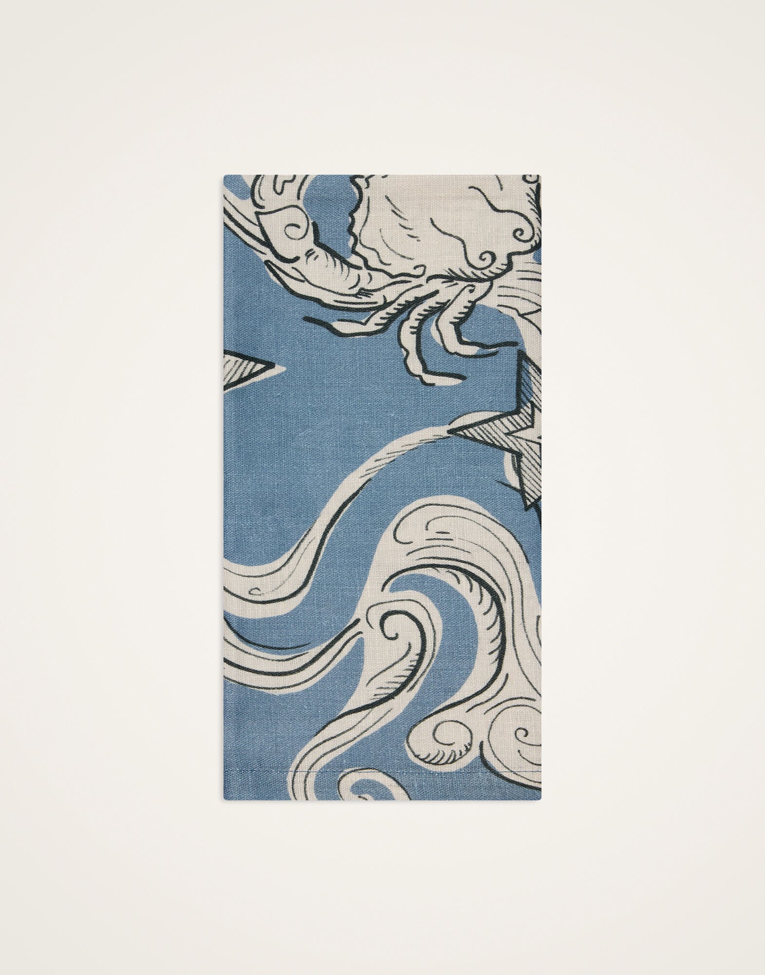 Large Napkins Set Of 2 La DoubleJ: Cosmos Light Blue Large Napkins Set Of 2 La DoubleJ: Cosmos Light Blue NAP0017LIN008