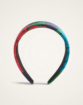 Flat Headband La DoubleJ: Queen Peony Blue HEB0023FOD001