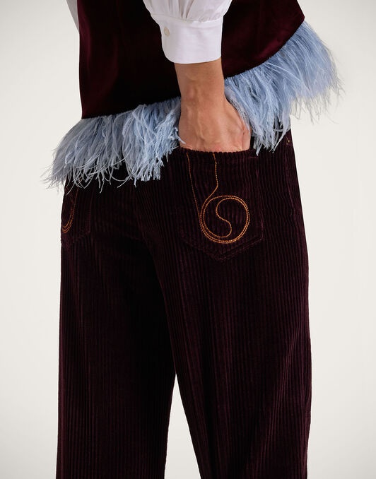The Flare Pants La DoubleJ: Solid Purple The Flare Pants La DoubleJ: Solid Purple TRO0140VEL013