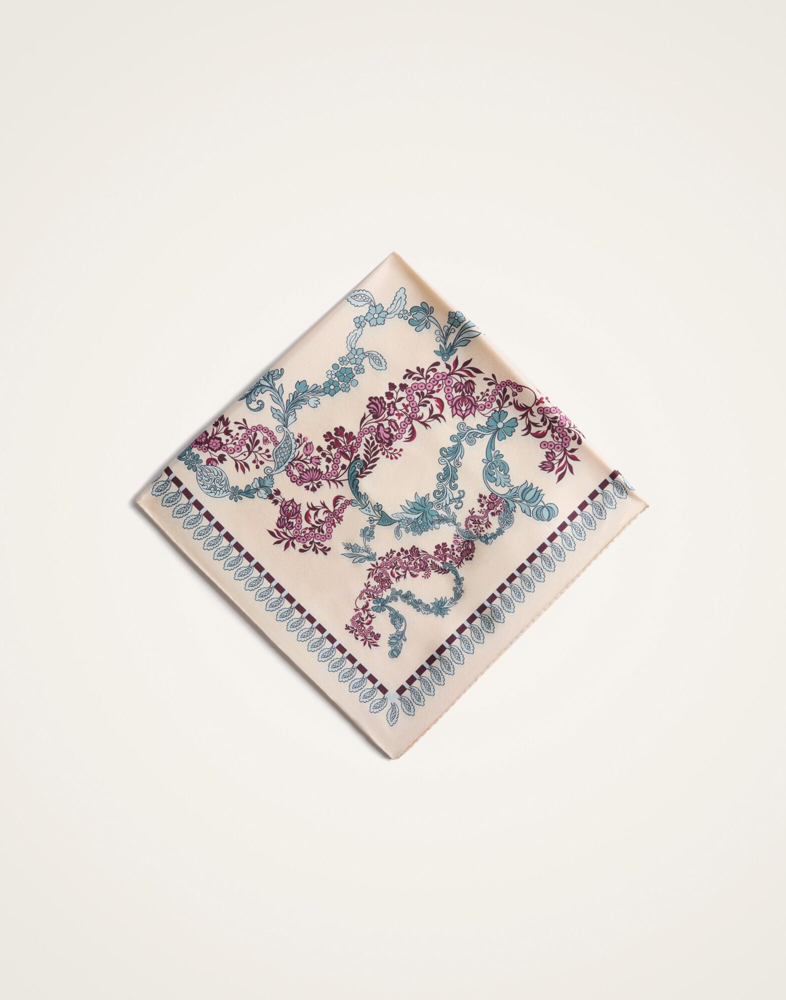 Foulard 45 La DoubleJ: Wispy Placée Ivory Foulard 45 La DoubleJ: Wispy Placée Ivory SCA0065SIL006