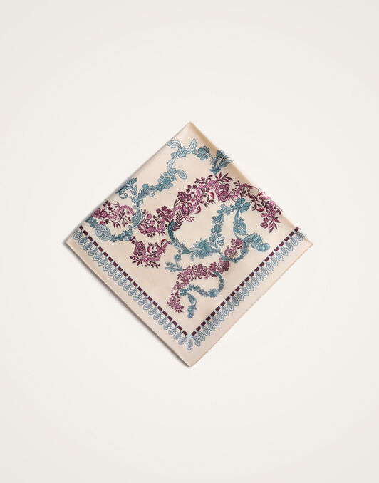 Foulard 45 La DoubleJ: Wispy Placée Ivory Foulard 45 La DoubleJ: Wispy Placée Ivory SCA0065SIL006