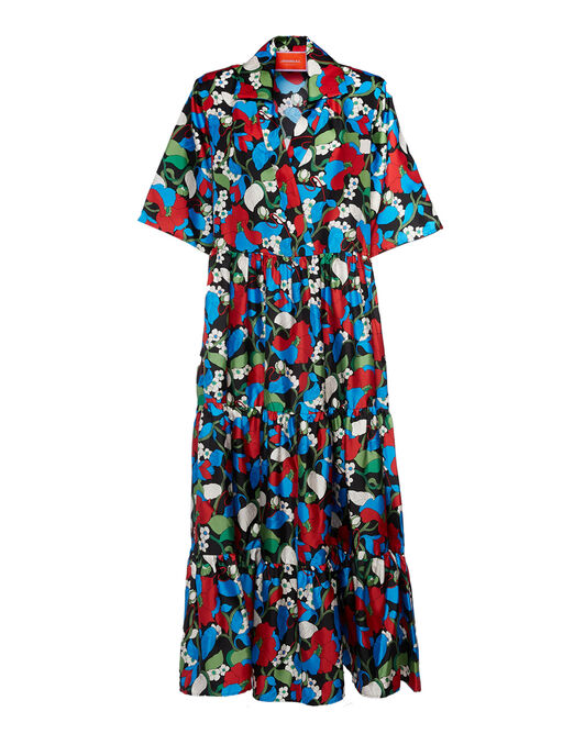 The J Dress La DoubleJ: Vines Black DRE0435SIL001