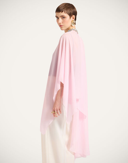 Maria Cape La DoubleJ: Solid Pink SCA0092SIL014