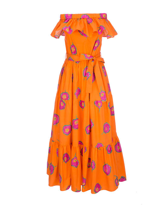 Yacht Dress La DoubleJ: Papaveri Arancio Yacht Dress LaDoubleJ: Papaveri Arancio DRE0030COT001
