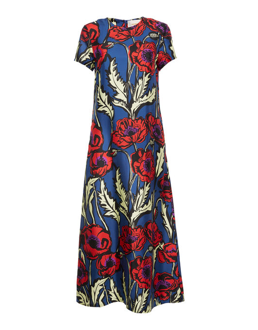 Swing Dress La DoubleJ: Big Blooms Swing Dress La DoubleJ: Big Blooms DRE0001SIL001