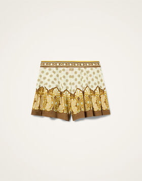 Club Skort La DoubleJ: Cocoon Placée Brown TRO0209VIS032
