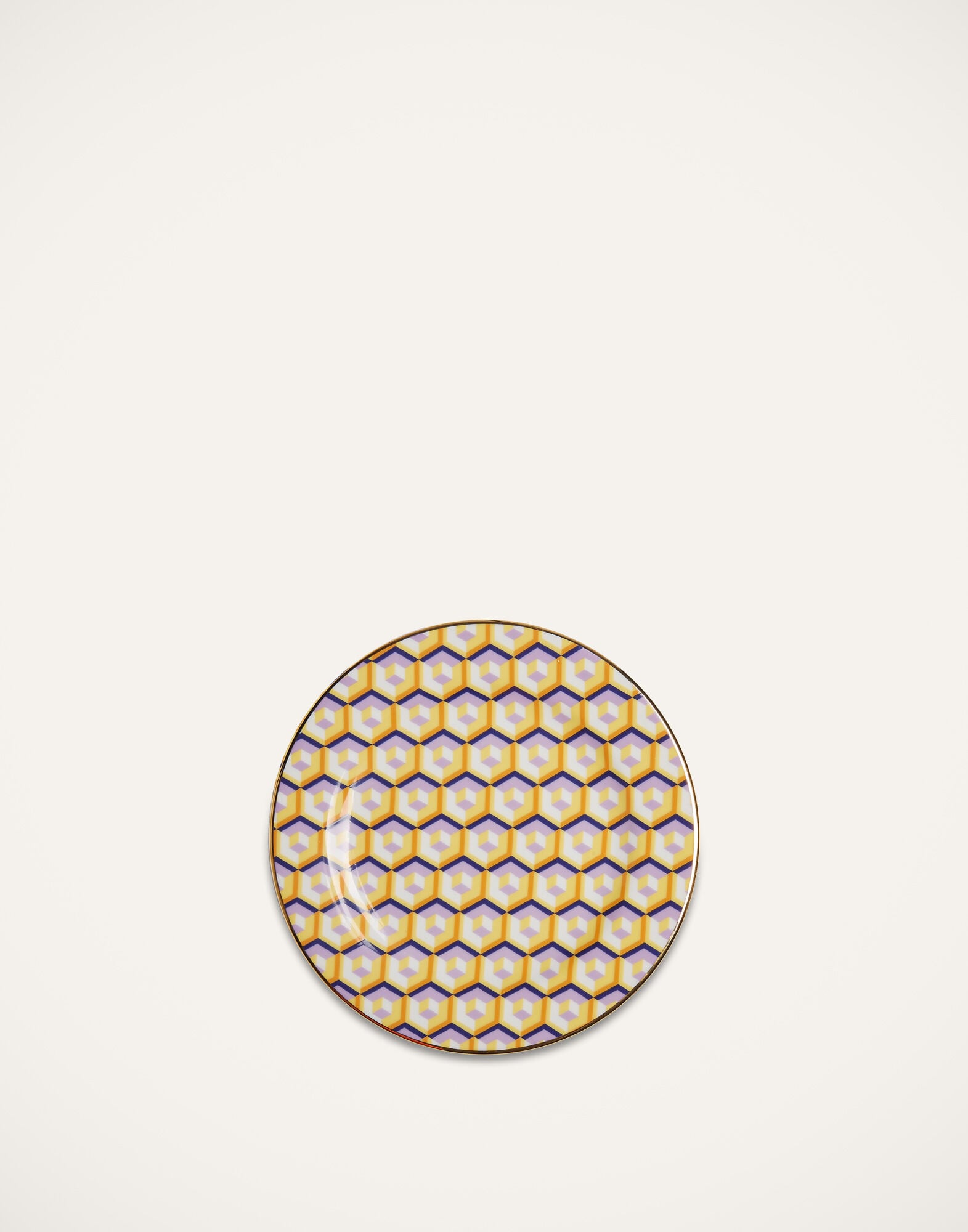 Dessert Plate Set of 2 La DoubleJ: Cubi Giallo DIS0048CER001