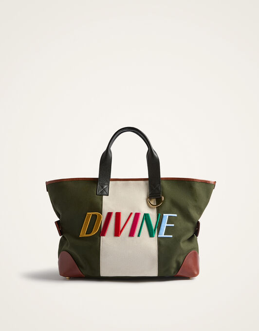 Divine Tote Bag La DoubleJ: Solid Dark Green Divine Tote Bag La DoubleJ: Solid Dark Green BAG0091COT079