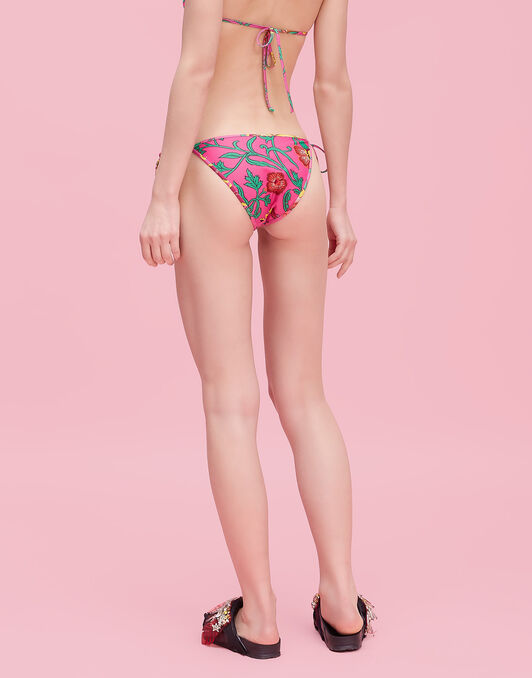 Triangle Bikini Bottom La DoubleJ: Dragon Flower Fucsia Triangle Bikini Bottom LaDoubleJ: Dragon Flower Fucsia SWI0004LYC001