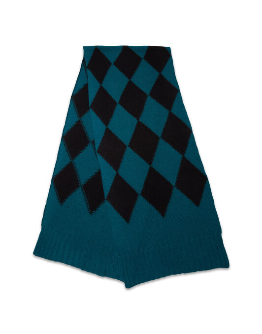 Argyle Scarf La DoubleJ: Green / Black Argyle Scarf La DoubleJ: Green / Black SCA0029KNI064