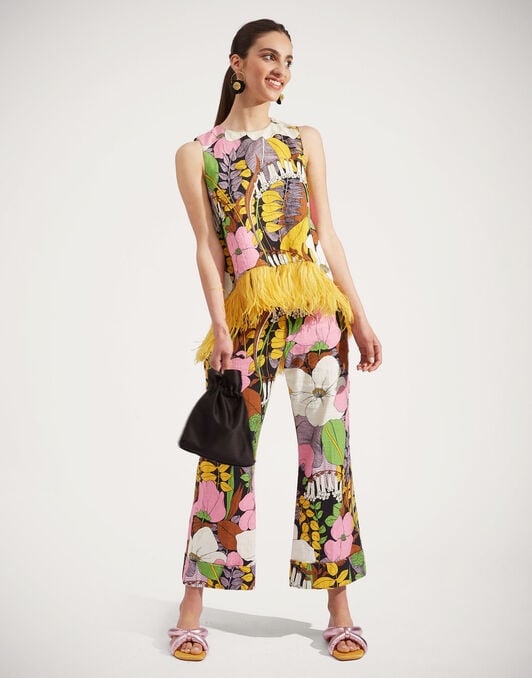 La Scala Top (With Feathers) La DoubleJ: Big Flower La Scala Top (With Feathers) La DoubleJ: Big Flower streetstyle_91