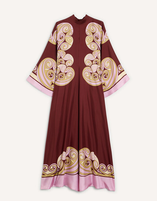 Magnifico Dress La DoubleJ: Kells Swirl Placée Burgundy Magnifico Dress La DoubleJ: Kells Swirl Placée Burgundy DRE0232SIL006