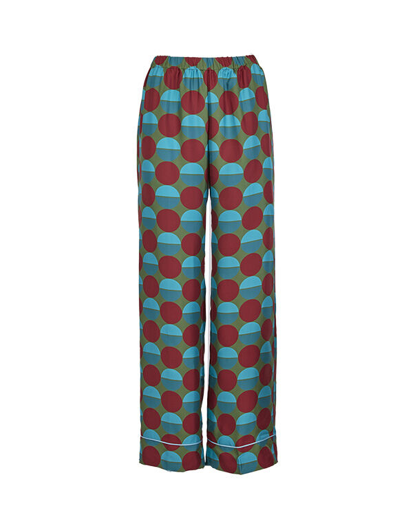 Silk Pajama La DoubleJ: Sfere Grandi Verde Silk Pajama La DoubleJ: Sfere Grandi Verde PJM0001SIL001