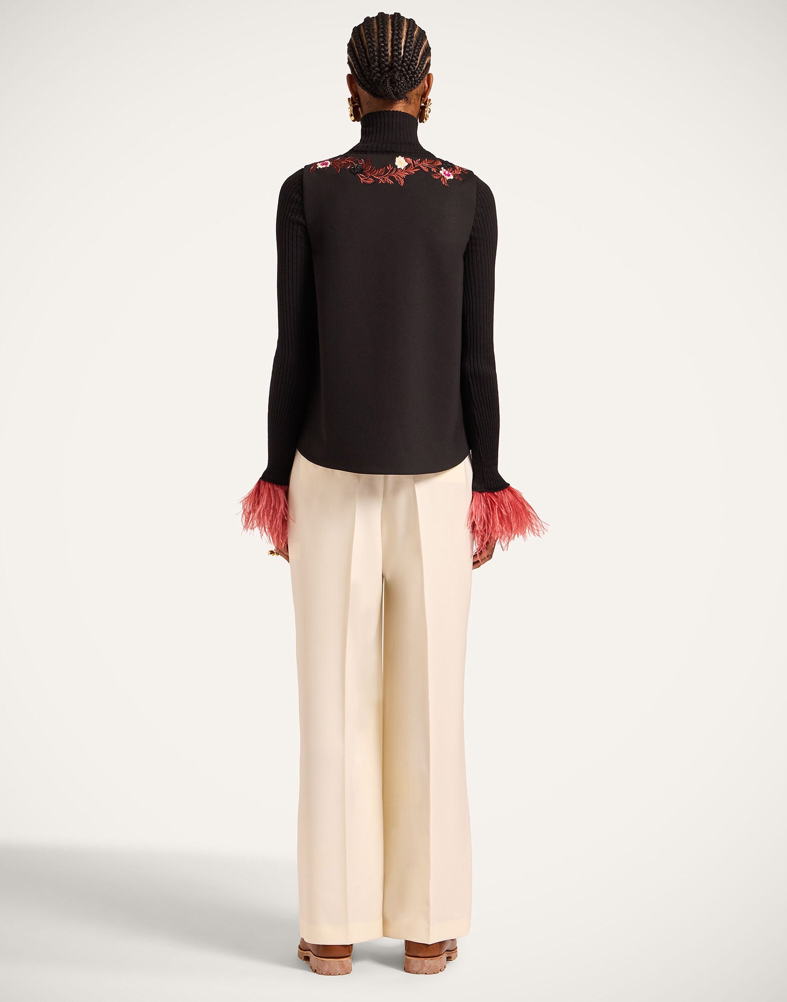 Loose Pants La DoubleJ: Solid Ecru Loose Pants La DoubleJ: Solid Ecru TRO0135WOL035
