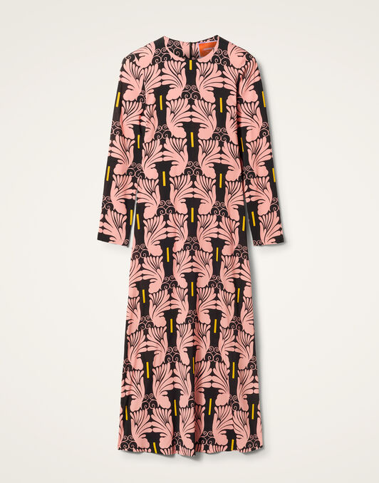 Long Sleeve Swing Dress La DoubleJ: Ali Rosa Long Sleeve Swing Dress La DoubleJ: Ali Rosa DRE0184VIS001