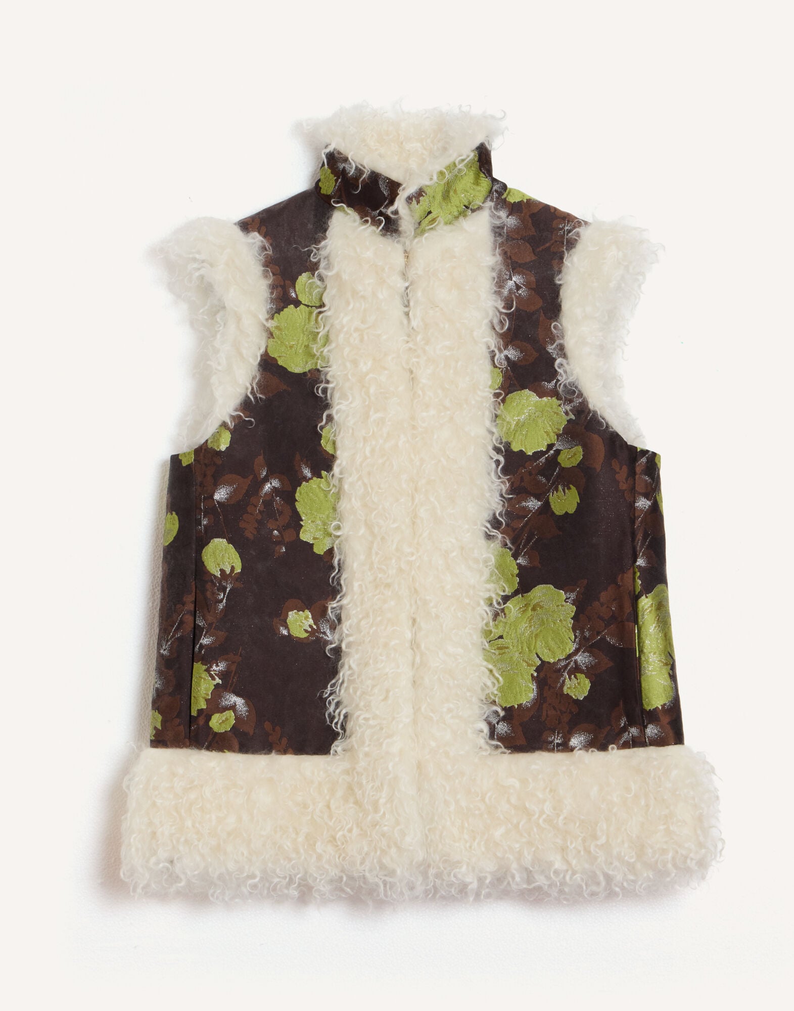 Sleeveless Folk Jacket La DoubleJ: Devon Brown Sleeveless Folk Jacket La DoubleJ: Devon Brown JAC0046JCQ141