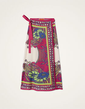 Sarong Skirt La DoubleJ: Lemuria Placée Pink SKI0122COT056