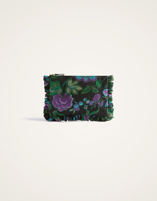 Hand Pochette La DoubleJ: Botanical Black Hand Pochette La DoubleJ: Botanical Black BAG0059JCQ144