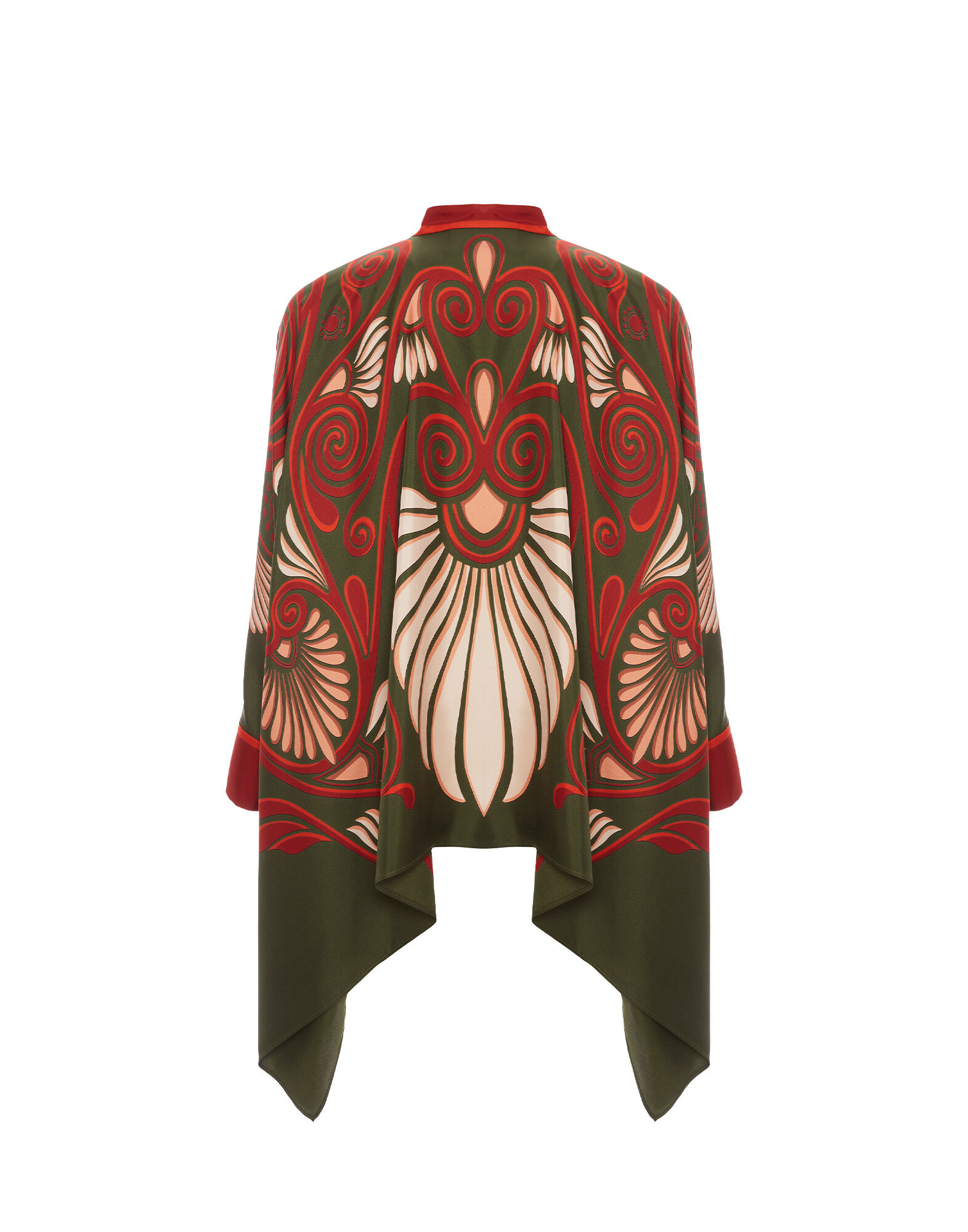 Foulard Shirt La DoubleJ: Kerylos Placée Dark Green SHI0167LAC008