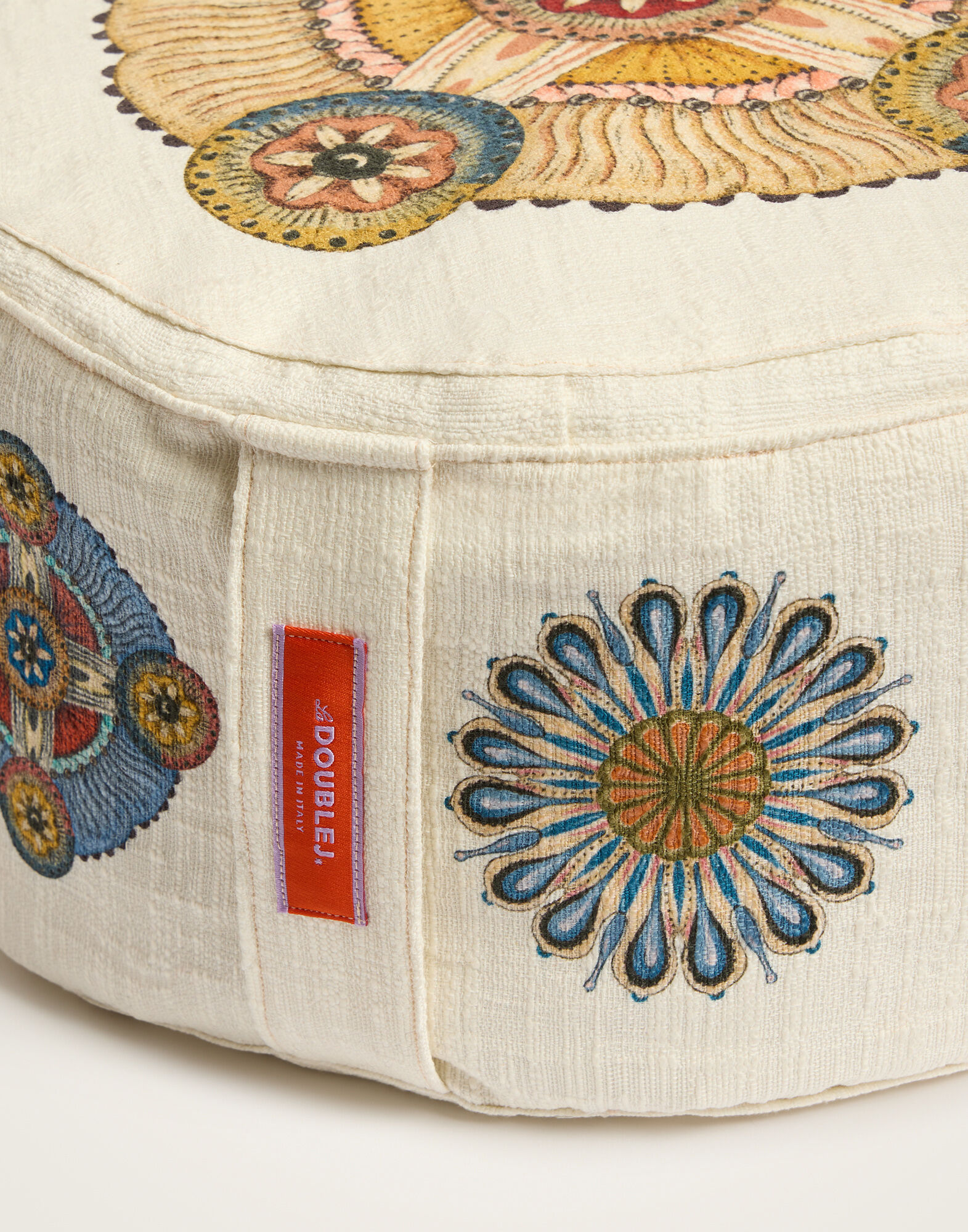 Zafu Meditation Cushion in Nucleus Placée Off White | La DoubleJ