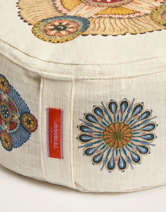 Zafu Meditation Cushion La DoubleJ: Nucleus Placée Off White Zafu Meditation Cushion La DoubleJ: Nucleus Placée Off White CUS0030COT005