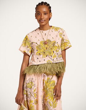 La Scala Tee La DoubleJ: Swathe Pink TSH0041EMB031