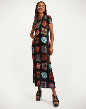 Swing Dress La DoubleJ: Vetrata Grande DRE0001SIL001