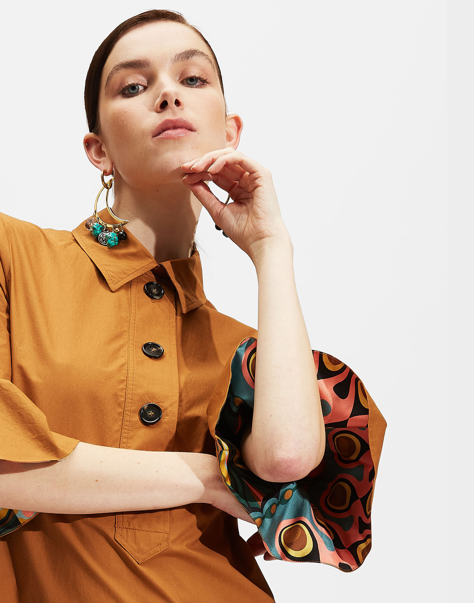 Artemis Dress La DoubleJ: Solid Camel Artemis Dress LaDoubleJ: Solid Camel DRE0201COT015