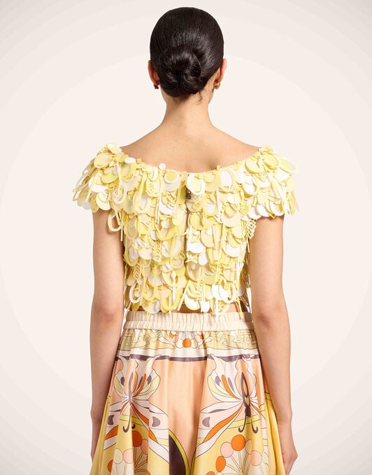 Decò Top La DoubleJ: Solid Yellow Decò Top La DoubleJ: Solid Yellow TOP0209PAI019