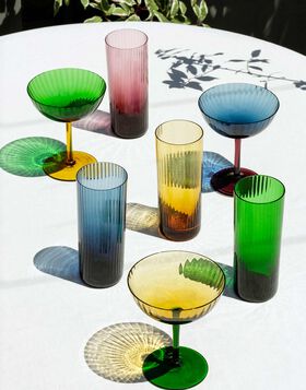 Champagne Coupe Set of 2 La DoubleJ: Giallo GLA0012MUR001