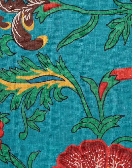Large Napkins Set Of 2 La DoubleJ: Dragon Flower Turchese Large Napkins Set Of 2 La DoubleJ: Dragon Flower Turchese NAP0006LIN001
