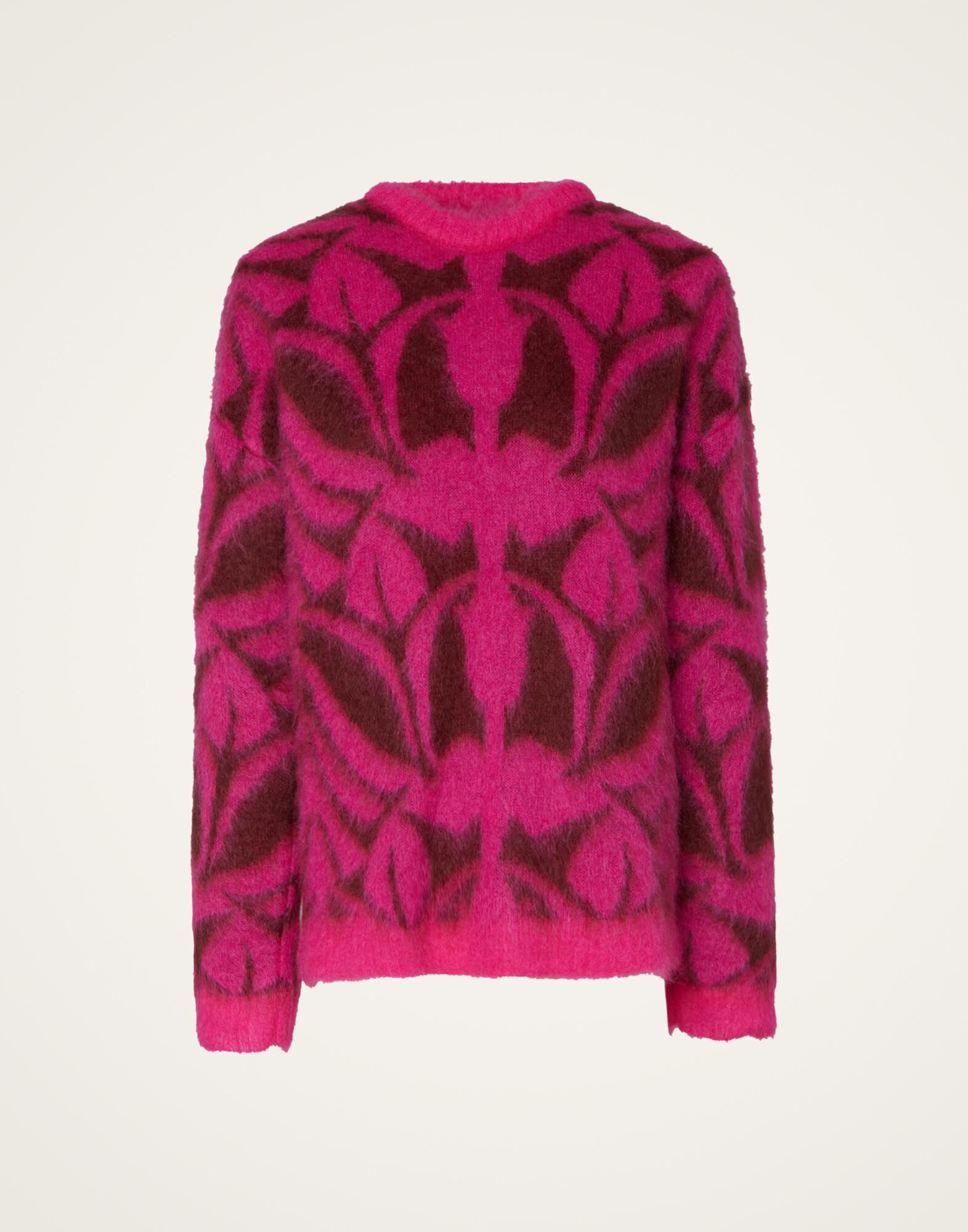 Camden Jumper La DoubleJ: Fuchsia & Bordeaux PUL0165KNI090