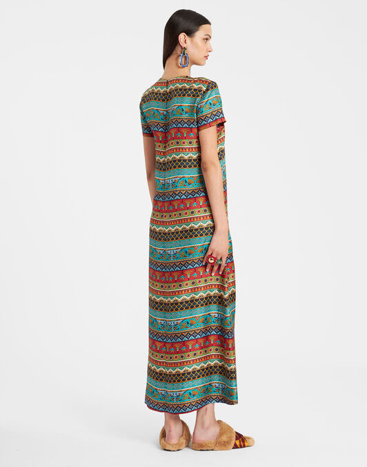 Swing Dress La DoubleJ: Giza Turquoise Swing Dress La DoubleJ: Giza Turquoise DRE0001SIL001